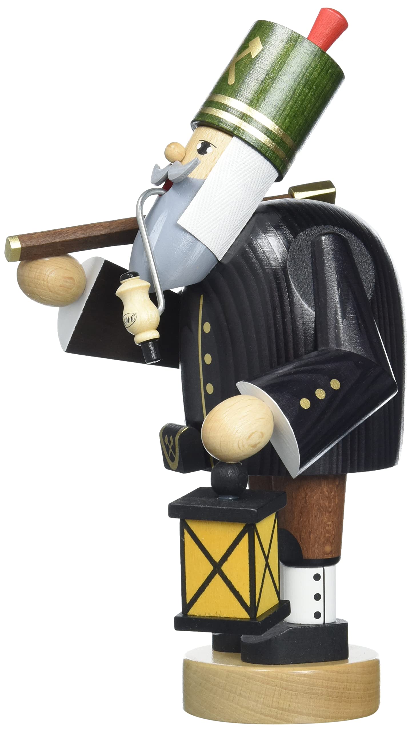 Rudolphs Schatzkiste Räuchermann Bergmann mit Steigerstock und Laterne BxTxH= 10x9x20cm NEU Rauchen Rauchfigur Rauchmann Räucherfigur Räucherkerze Smoker Kerze Figur Mann Holz Seiffen Erzgebirge Holz