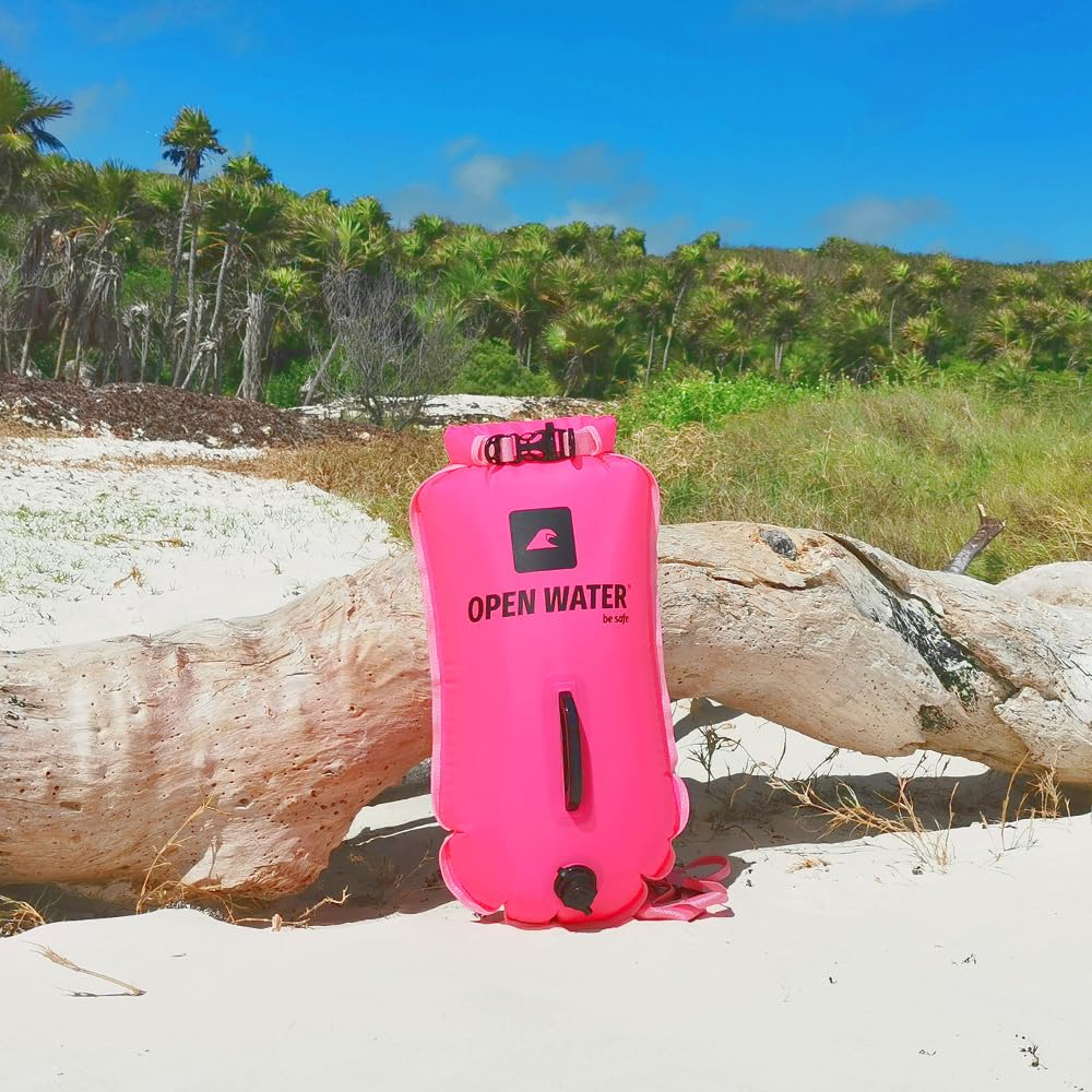 OpenWater Open Water Buoy 28L Pink, Boot di Sicurezza Unisex Adulto, Rosa, XL