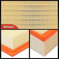 Vista 7 de Filtro de Aire del Motor A-Premium - Compatible con Land Rover Discovery, Range Rover, Sport - 2010-2022 - Panel Flexible