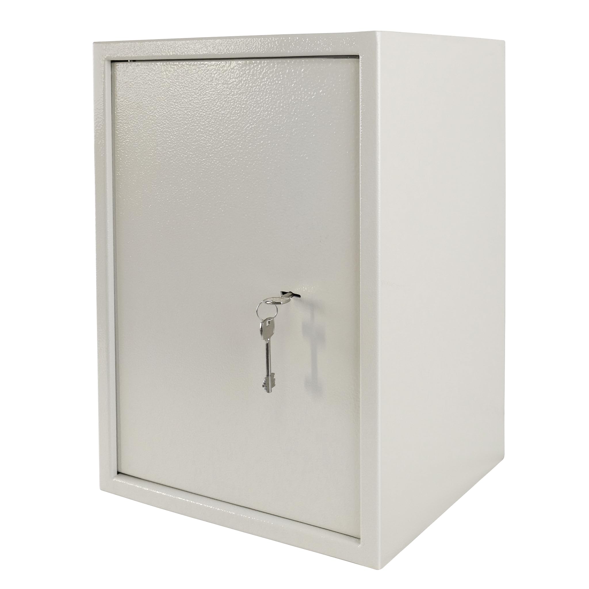 SUBTLETY Coffre-fort mural verrouillable avec serrure à double panneton et 2 clés - 35 x 50 x 31 cm - Pour l'argent liquide, les objets de valeur - Coffre-fort mural pour la maison, l'hôtel - Taille