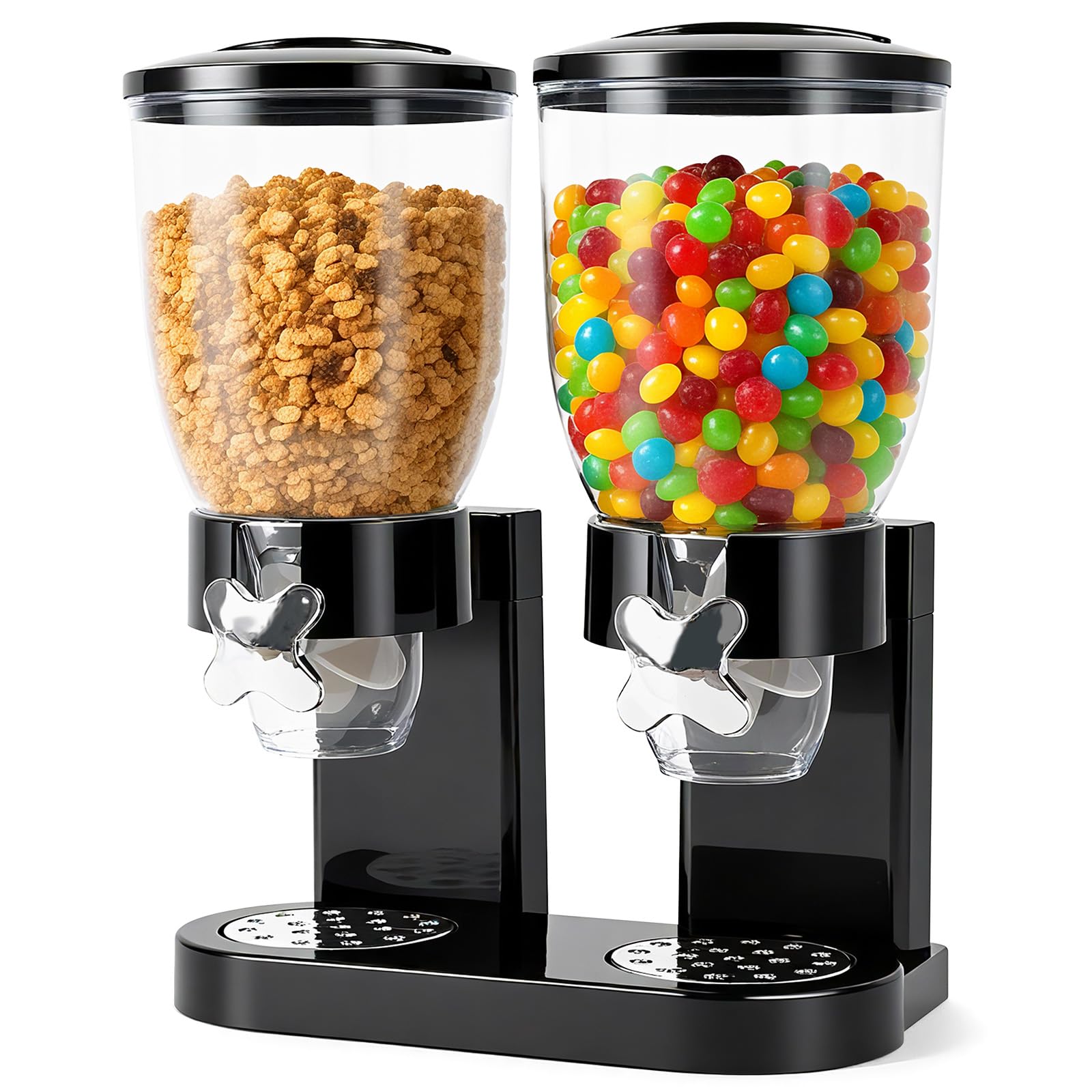 Photo 1 of ***MISSING PARTS***
Adorabby Dual-Control Cereal Dispenser Countertop, 2 Pack 2L Cereal Containers Storage with Airtight Lids, Rotating Dispenser for Pantry, Cereal, Dry Food, Candy, Rice, Grains, Coffee Bean