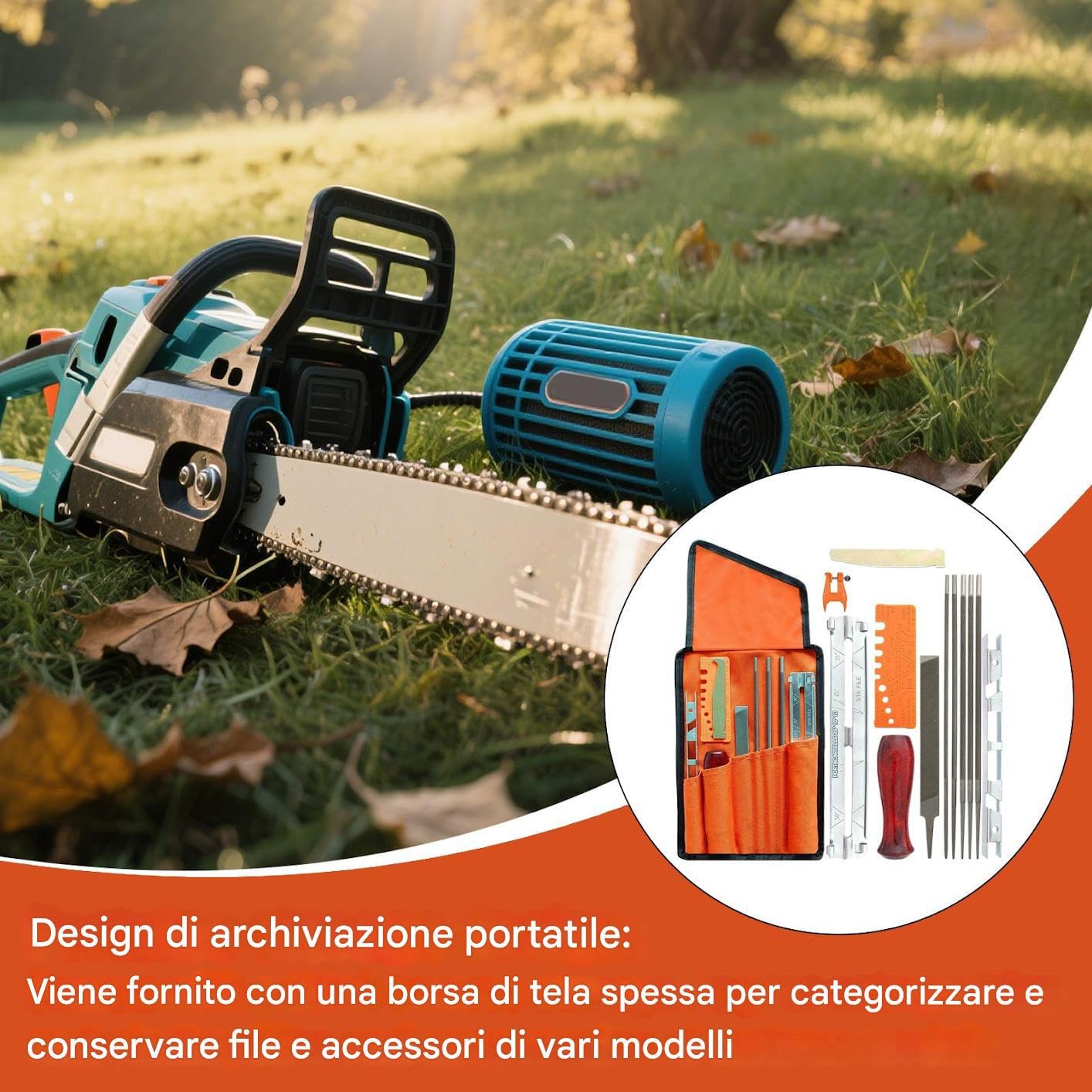 Strumento Affilacatene Per Motosega Giardino Casa Smerigliatrici