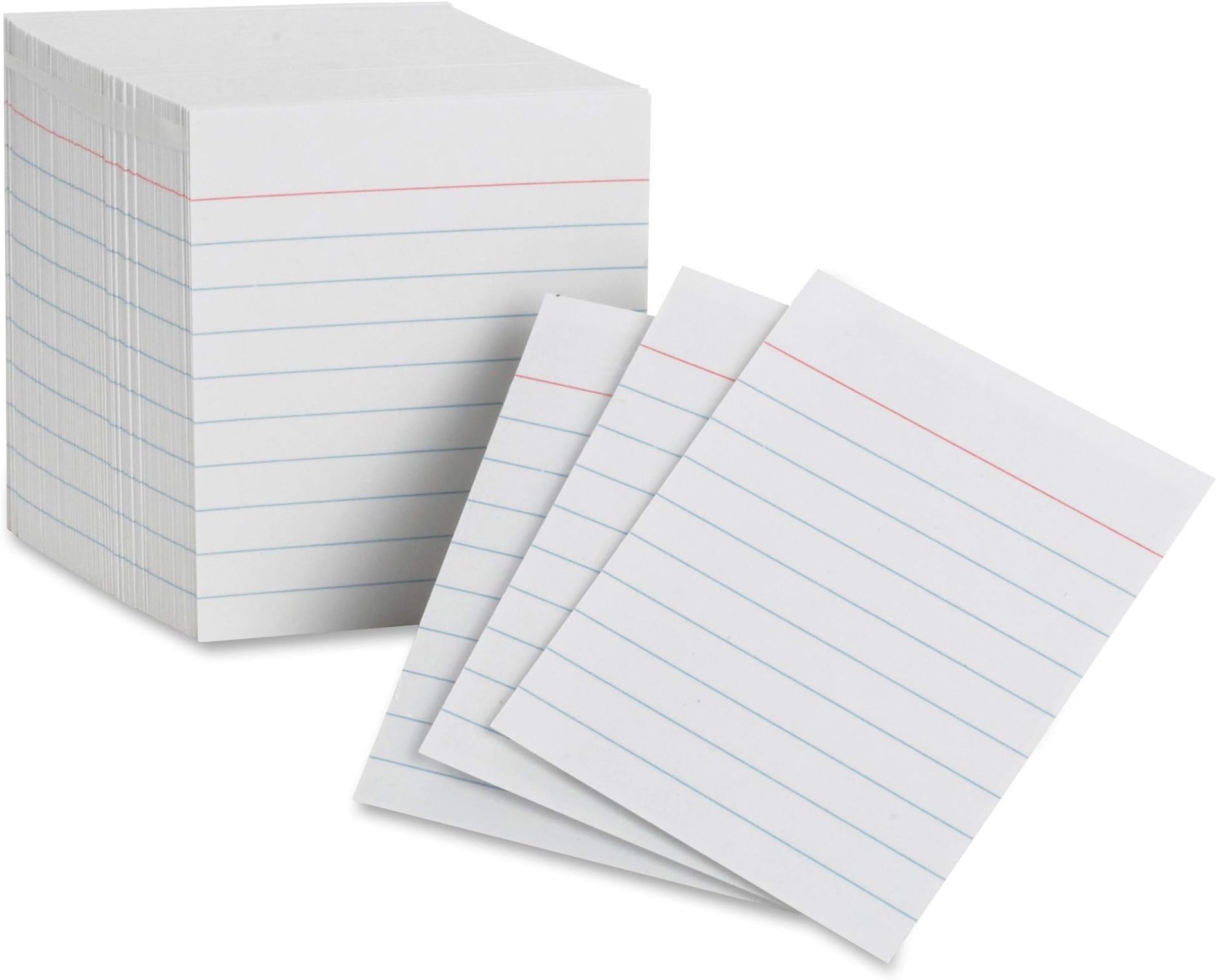 Oxford Mini Index Cards, 3" x 2.5", Ruled, White, 200 Per Pack (10009EE)