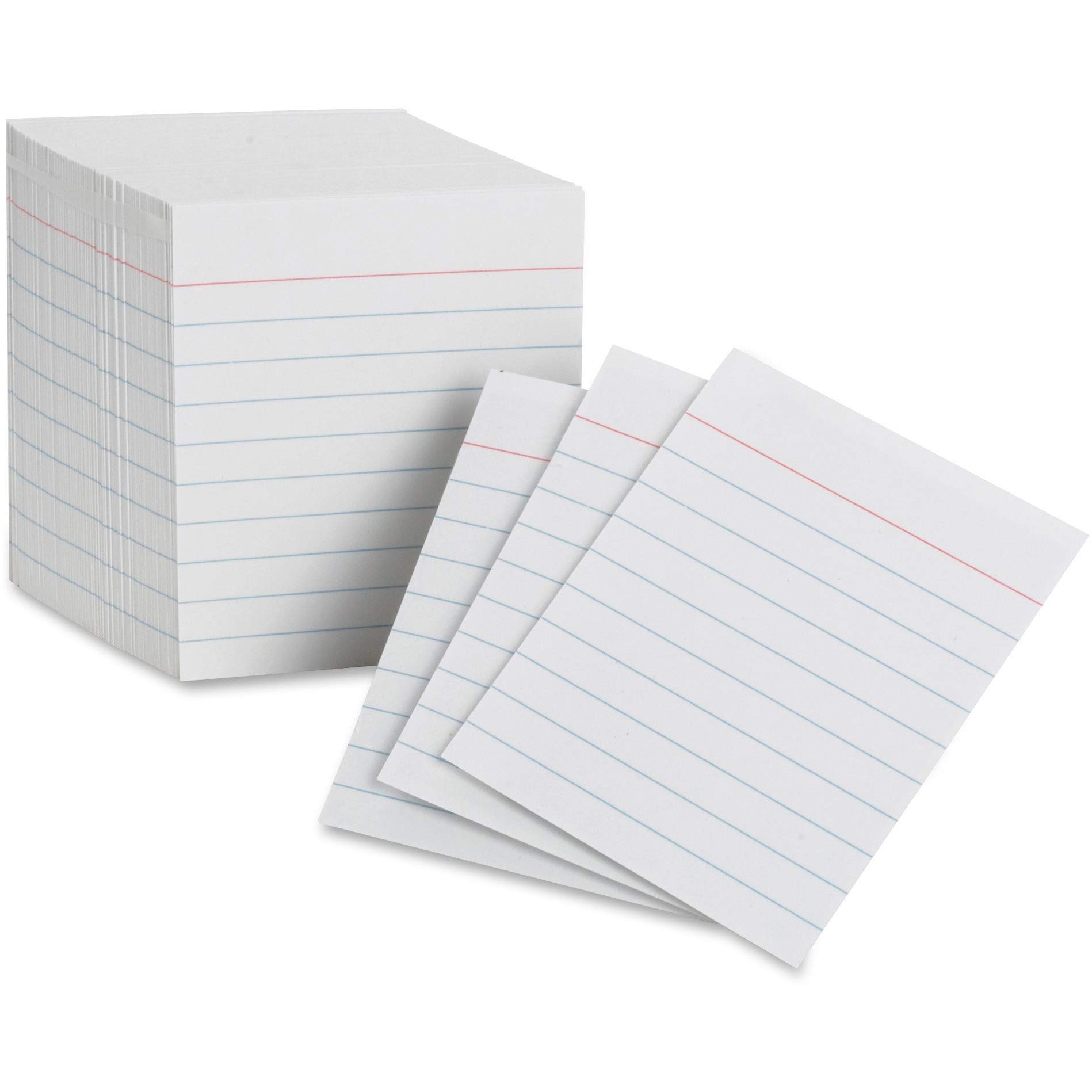 Oxford Mini Index Cards, 3" x 2.5", Ruled, White, 200 Per Pack (10009EE)