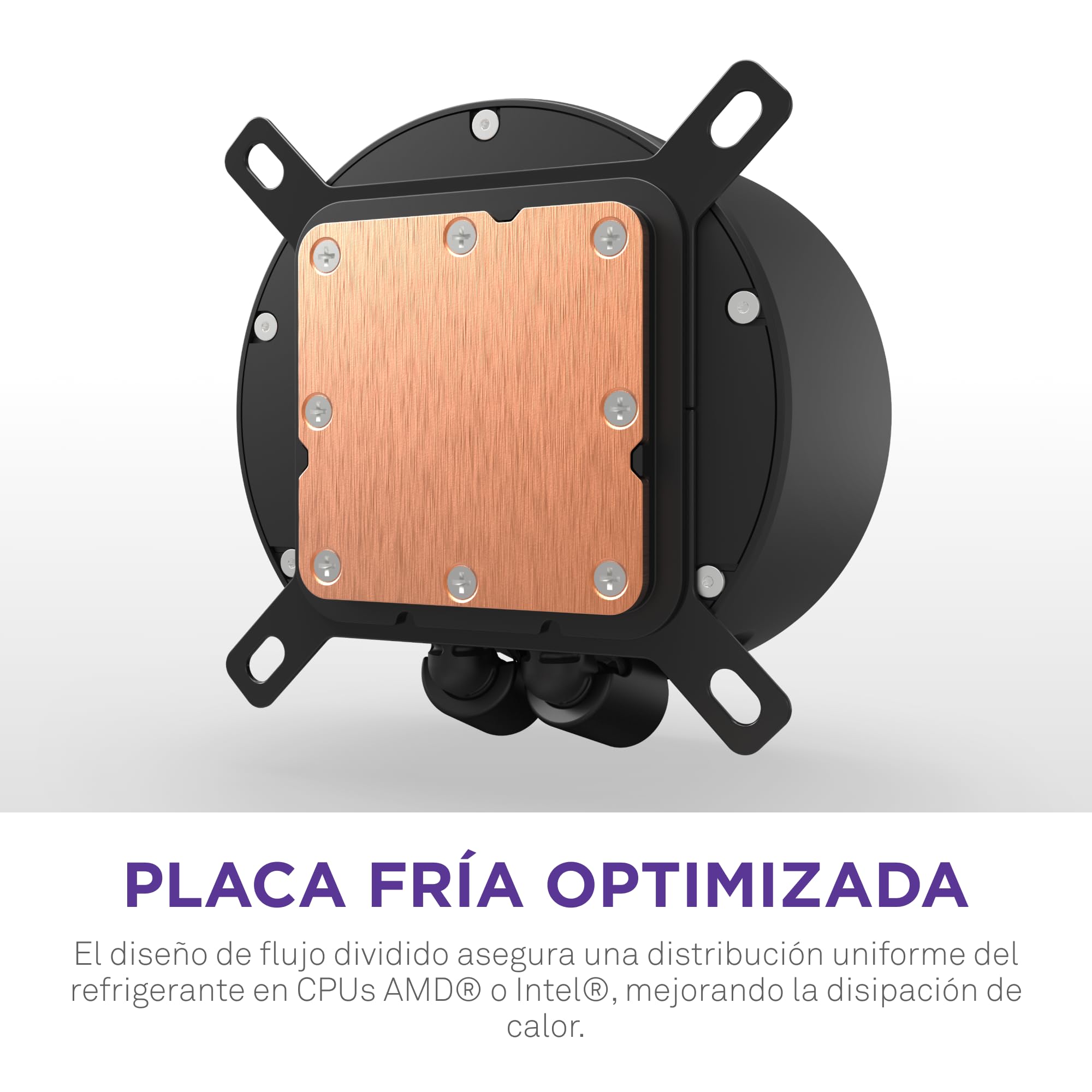 NZXT Kraken Elite 360 - Refrigeración líquida CPU AIO 360mm - Radiador - 3 ventiladores F120P - Bomba con pantalla IPS LCD 2,72" personalizable - Intel LGA 1700/1200/115X/1851, AMD AM5/AM4 - Negro — view 10