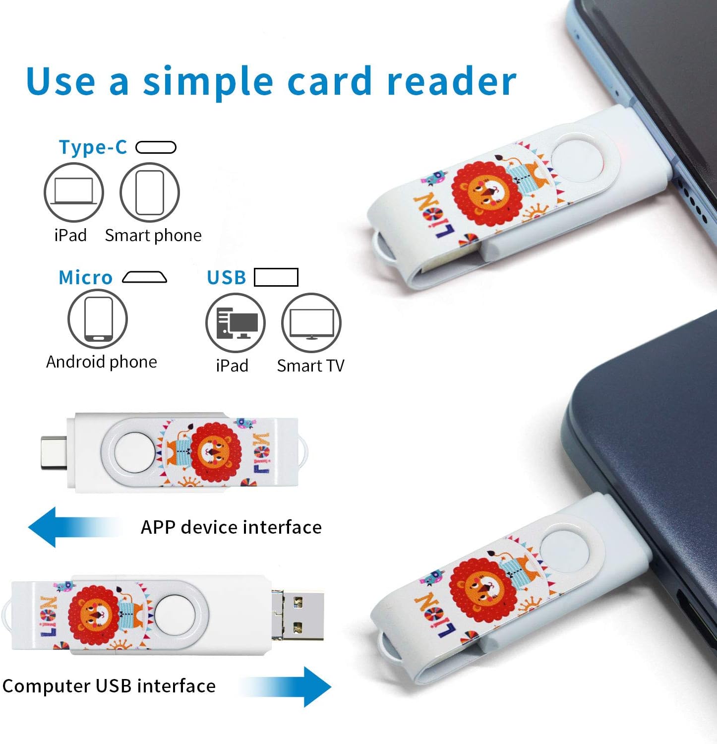 Cheapest 🛒 V VATAPO 3.1 512GB 3 in 1 High Speed Flash Drive for Android Phones Type C/USB C Devices,Tablets .Photo Stick for Samsung Galaxy,LG,Google Pixel,Hua Wei.(for Micro &USB C Ports,Not for iPhone) (512GB)