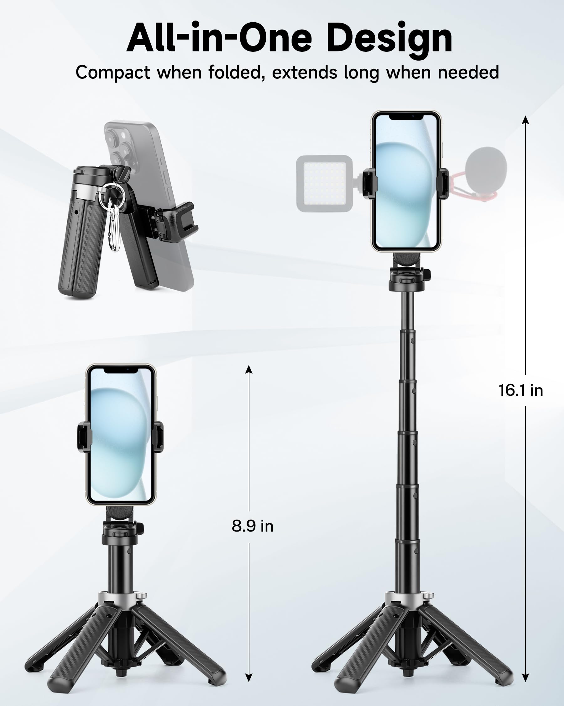Image secondaire de Victiv Trépied Selfie Ultra-Portable avec Télécommande 360°