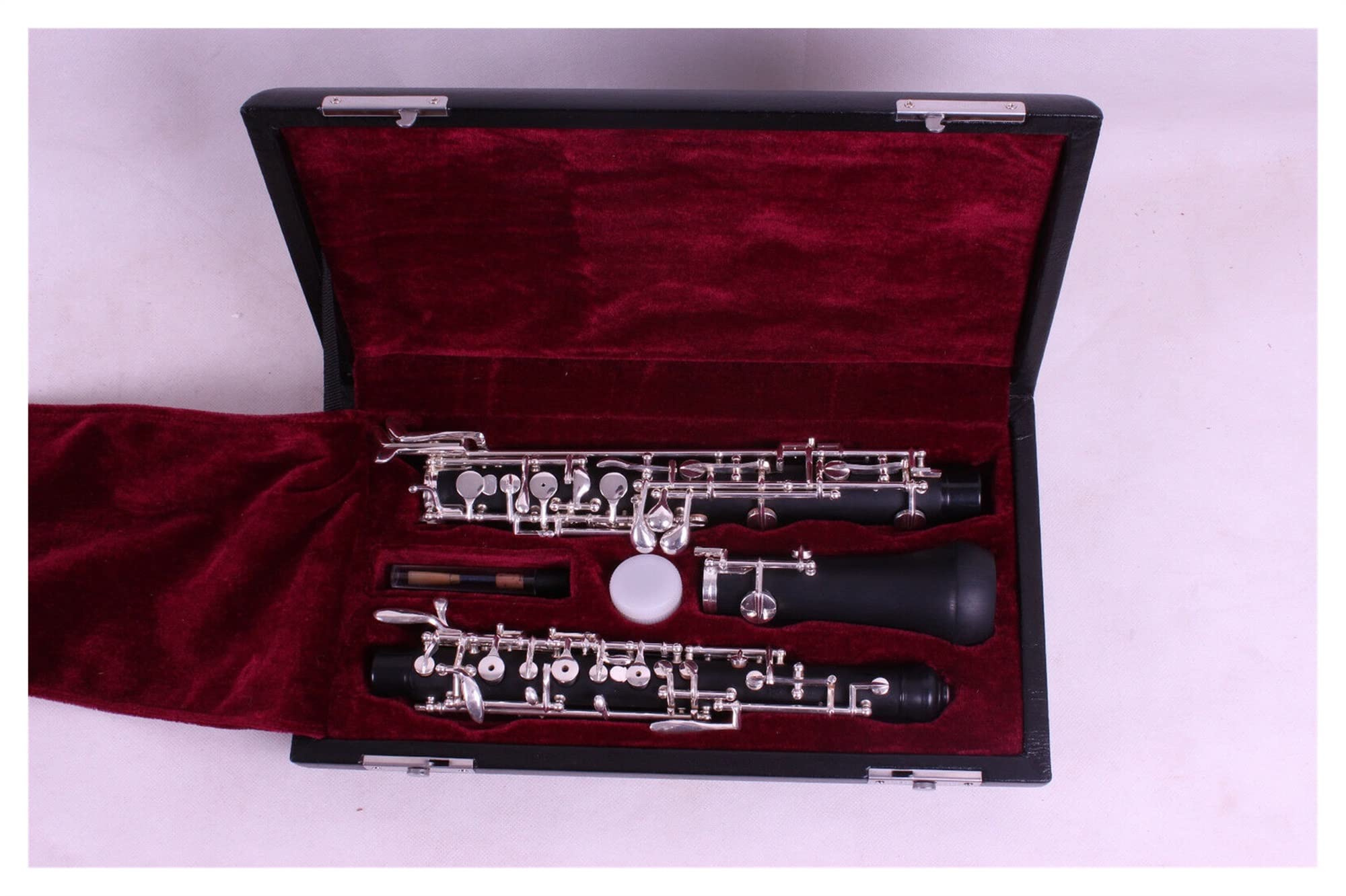 Strumento Oboe New Oboe C Key Hard Gomm Gomma Wood Resonance F con Custodia Principiante di Oboe