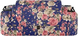FRODOTGV Vintage Roses Flower Pink Floral stroller organizer holder cash caddy accessory bolsa para carreola