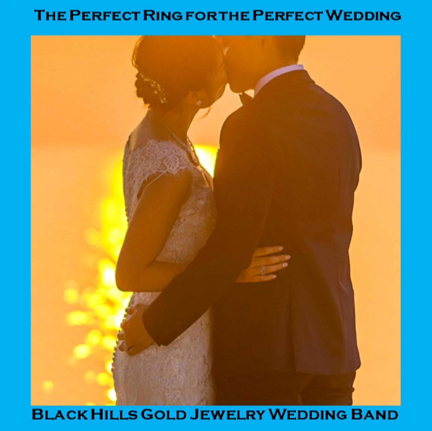 10k Yellow Gold Victorian Style Wedding Band for Women, Black Hills Gold Motif Jewelry with 12k Green and Rose Gold Accents, Genuine 10 Karat Gold Ring with Gift Box