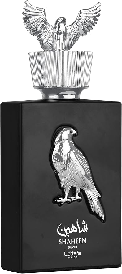 Lattafa Perfumes Shaheen Silver for Unisex Eau de Parfum Spray, 3.4 Ounce