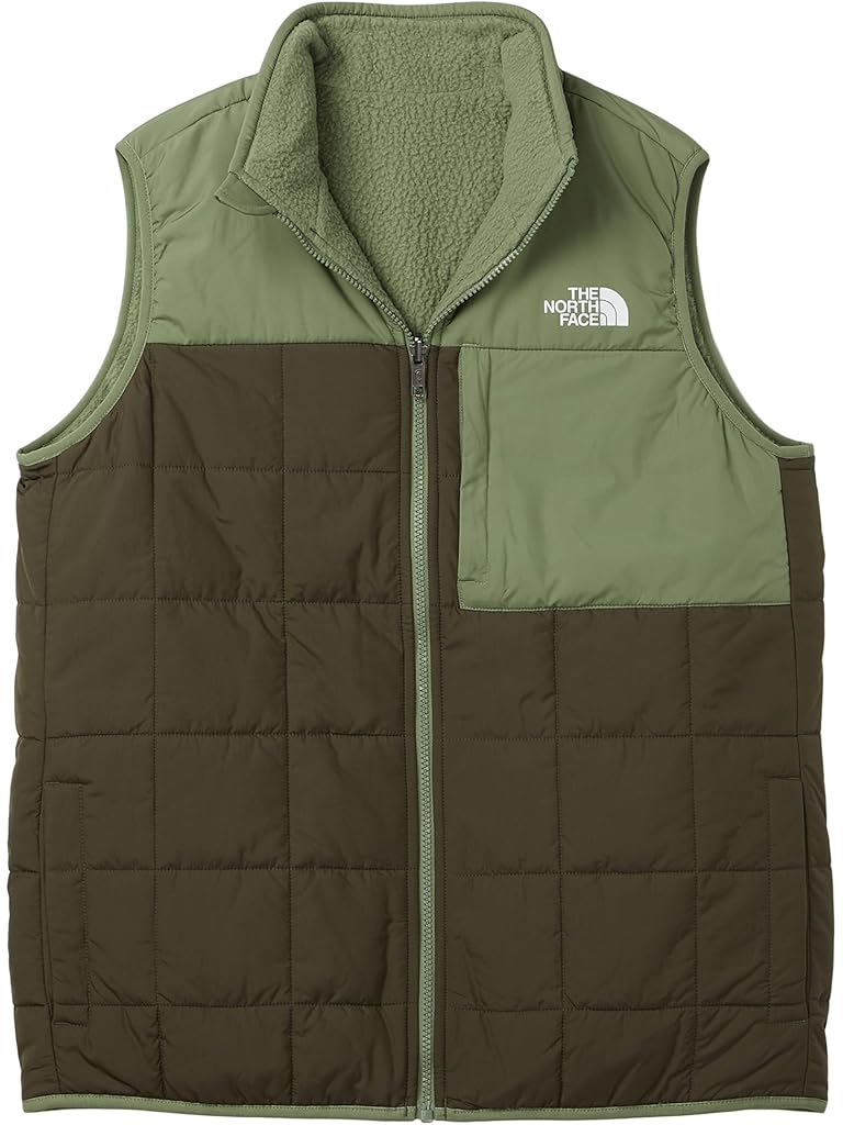 Olive The North Face Reversible Shasta Vest (Little Kid/Big Kid)