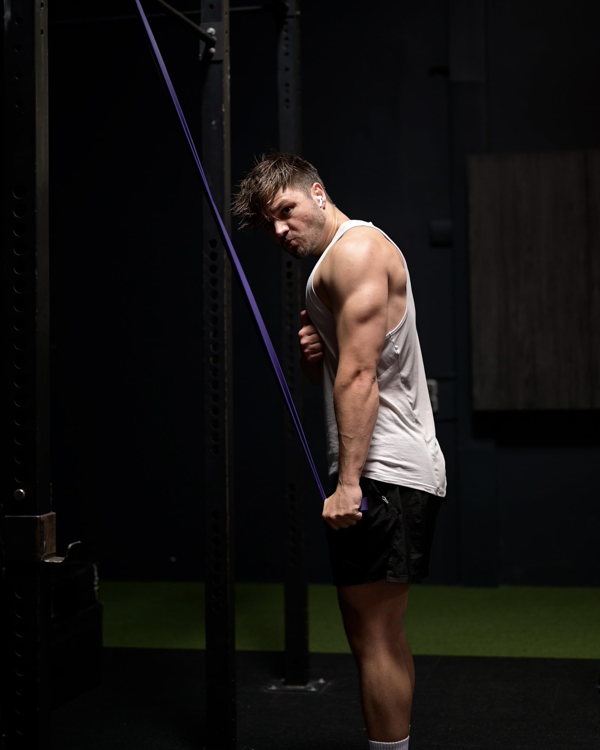 ATHLETIC AESTHETICS Bande Élastique/Bande d’Entraînement/Bande Élastique de Résistance/Bande Yoga Élastique de Résistance (ou pour Traction) (Vendus Individuellement ou en lot/Pack)