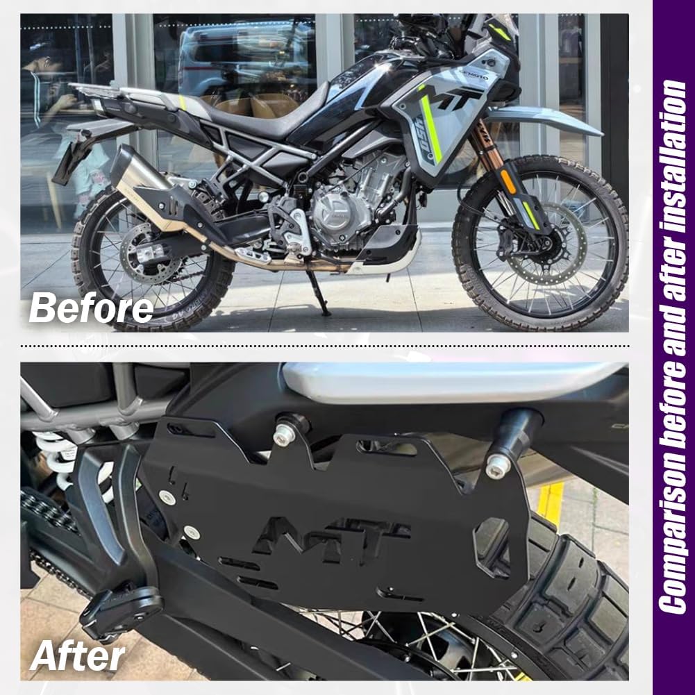 Motorcycle Saddlebag Side Box Rack Bracket 450 MT Storage Bags Travel Luggage Carrier Side Rack Side Brackets Compatible with 450MT IBEX450 450-MT 2024 2025 Accessories