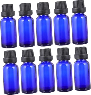 PACKOVE 15Piezas Vidrio Gotero de Esenciales Perfumes y Soluciones DIY Herméticas