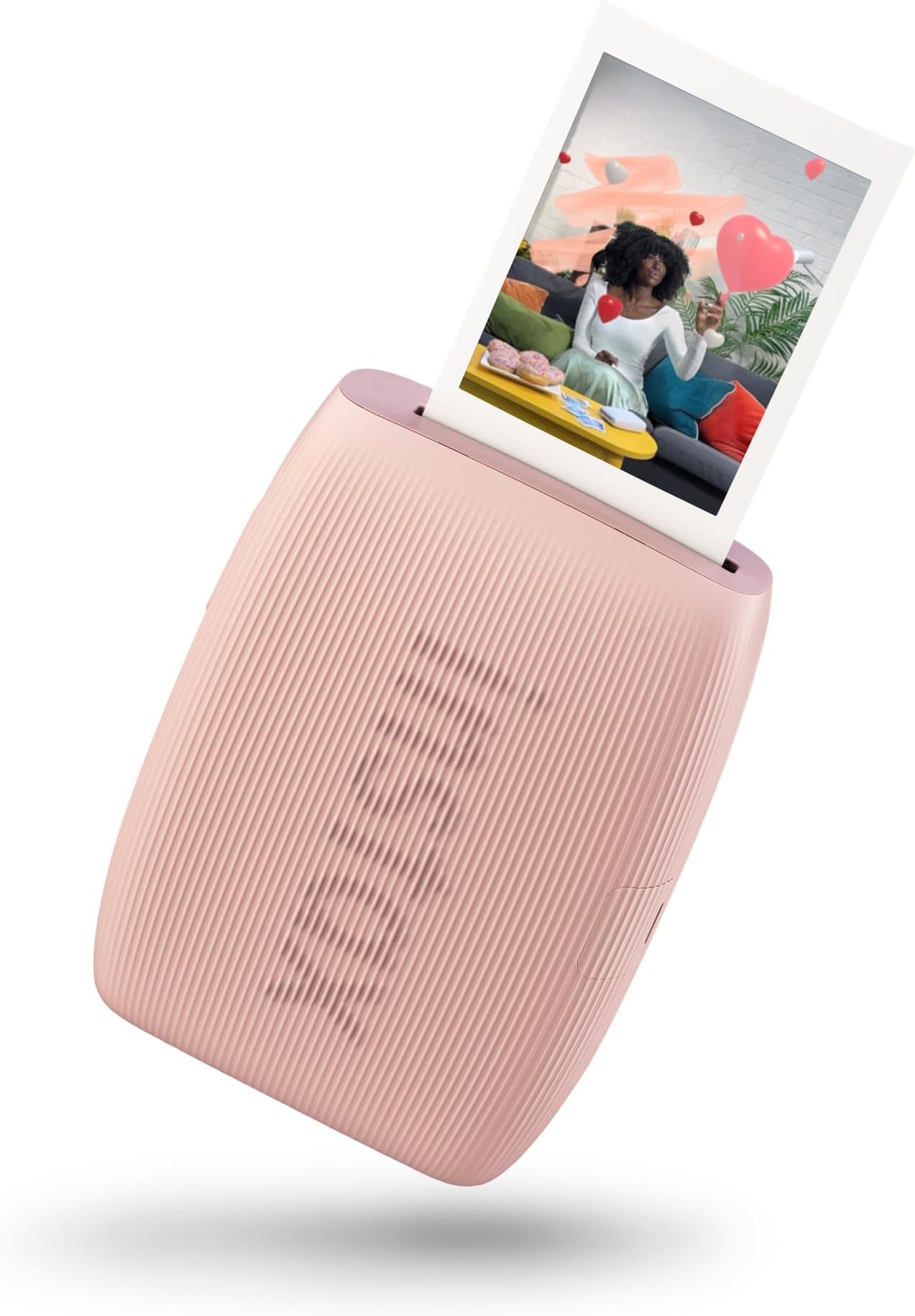 INSTAX mini film format Link 3 smartphone photo printer, Bluetooth connection, Exclusive photo editing App, suitable for iOS/Android smartphones, Rose Pink finish