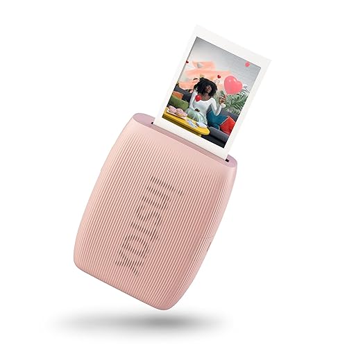 instax mini film format Link 3 smartphone photo printer, Bluetooth connection, Exclusive photo editing App, suitable for iOS/Android smartphones, Rose Pink finish - Rose Pink - photo printer Link 3