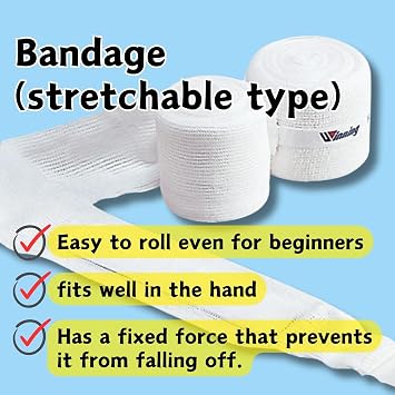 Winning Boxing Bandage (Stretchable Type) VL-B and Geldeguard NG-2, and Sticky Notes Set