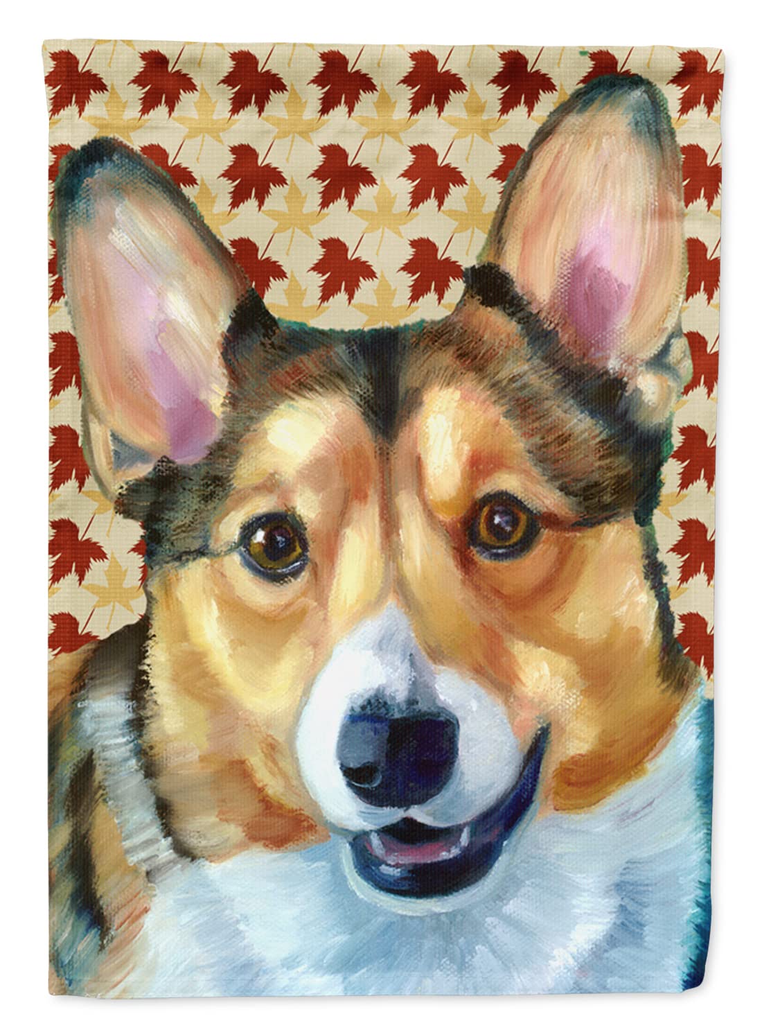 Drapeau Corgi automne pour embellir votre terrasse et allée de maison