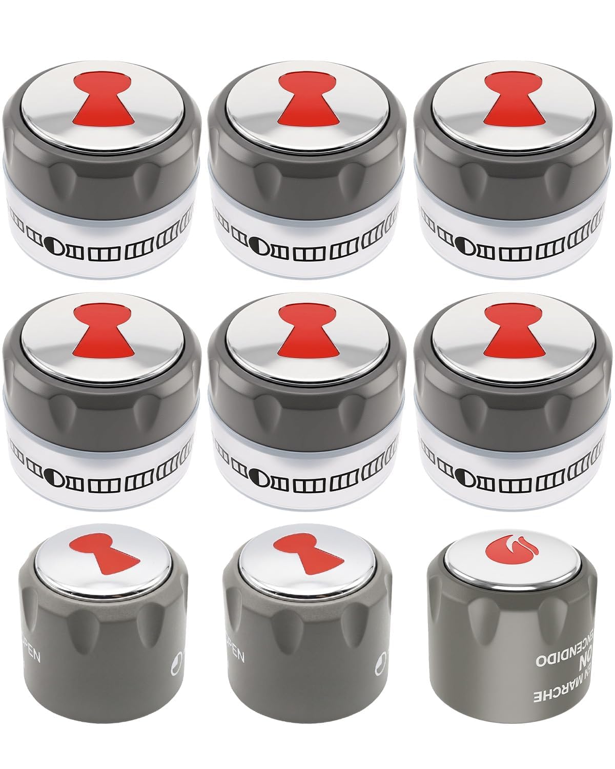 67692 Grill Control Knob Kit Fit for Weber Summit 660 670 Gas Grills
