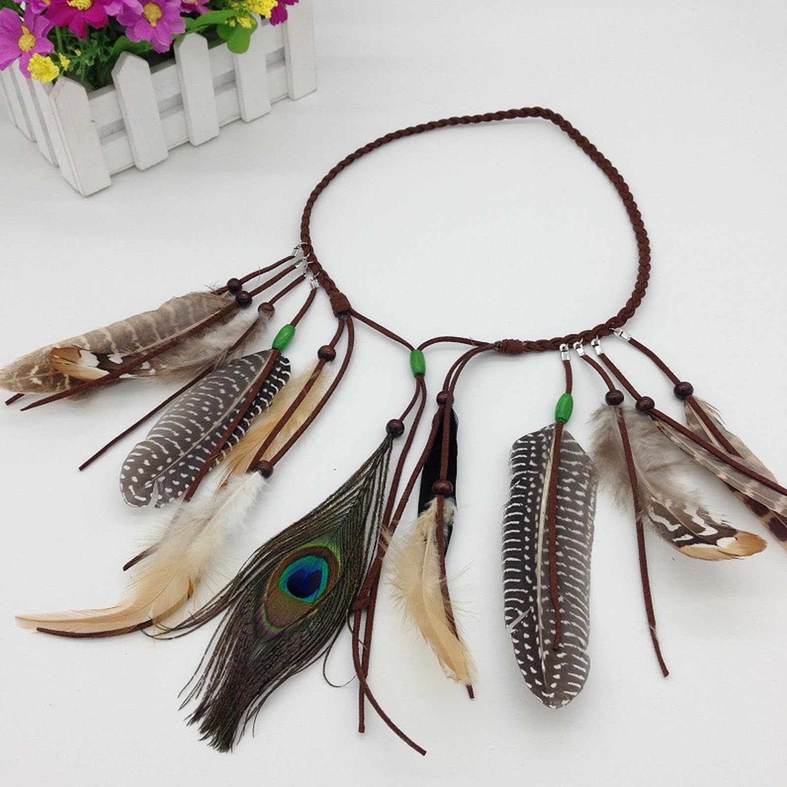 Healeved 5pezzi Cerchietto Per Accessorio Vintage Per Matrimonio Design Chic e Riutilizzabile Hippie