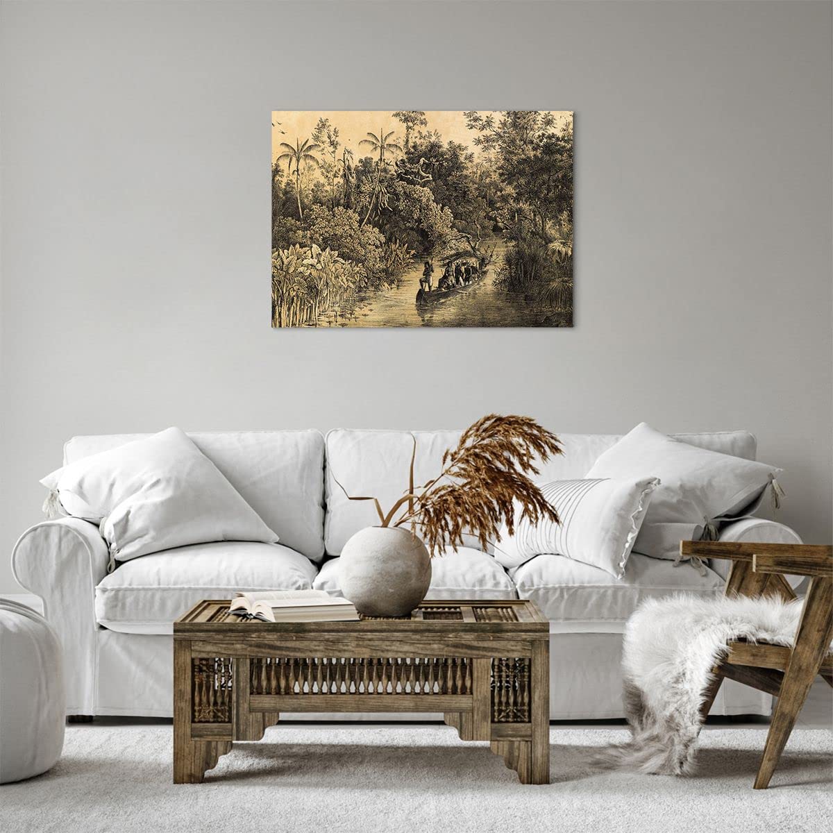 Impression sur Toile 100x40cm Tableaux Image Photo Tigre