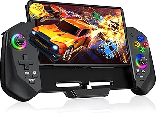 Nintendo Control Para Nintendo Switch/oled, Controlador De Transparente Rgb Con Turbo, Eje De Giroscopio Y Gamepad De Doble Vibración, Para Nintendo Switch/nintendo Oled