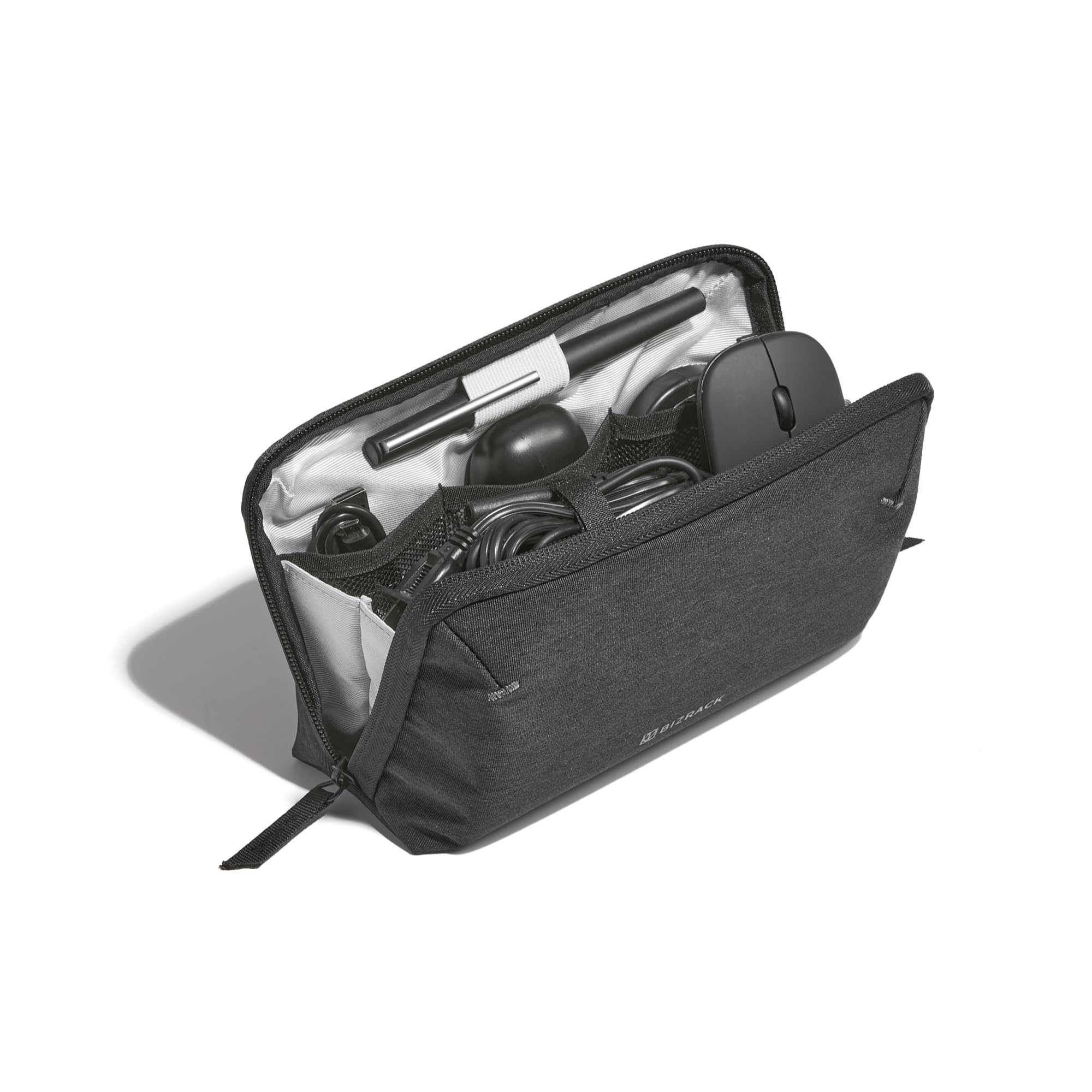 【Amazon.co.jp限定】コクヨ ガジェットポーチ BIZRACK Mサイズ ブラック AMBG-BR200D