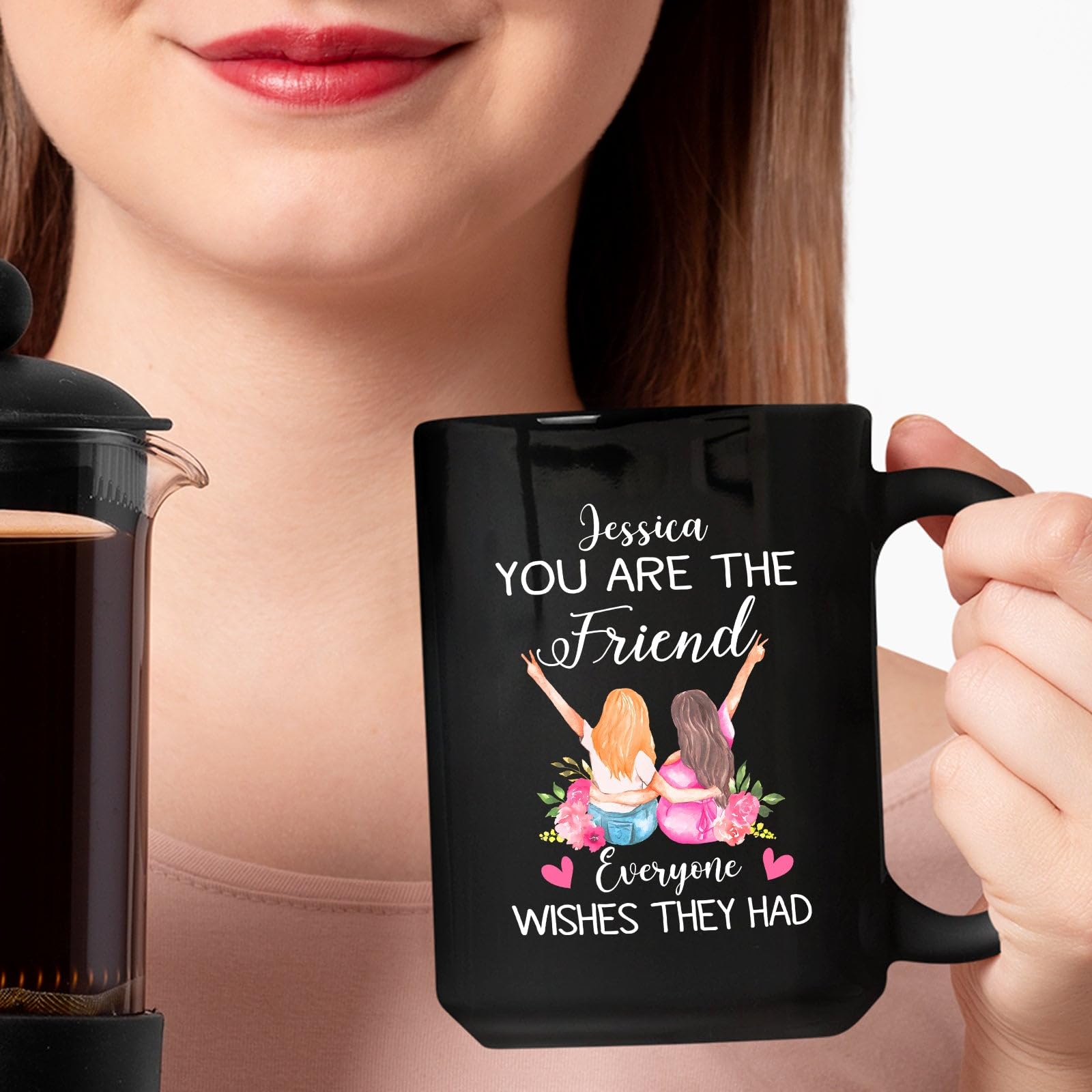 Personalized "You Are The Sister I Got To Choose" Mug - Custom Name Ceramic Coffee Cup, 11oz Or 15oz, Gift For Best Friend