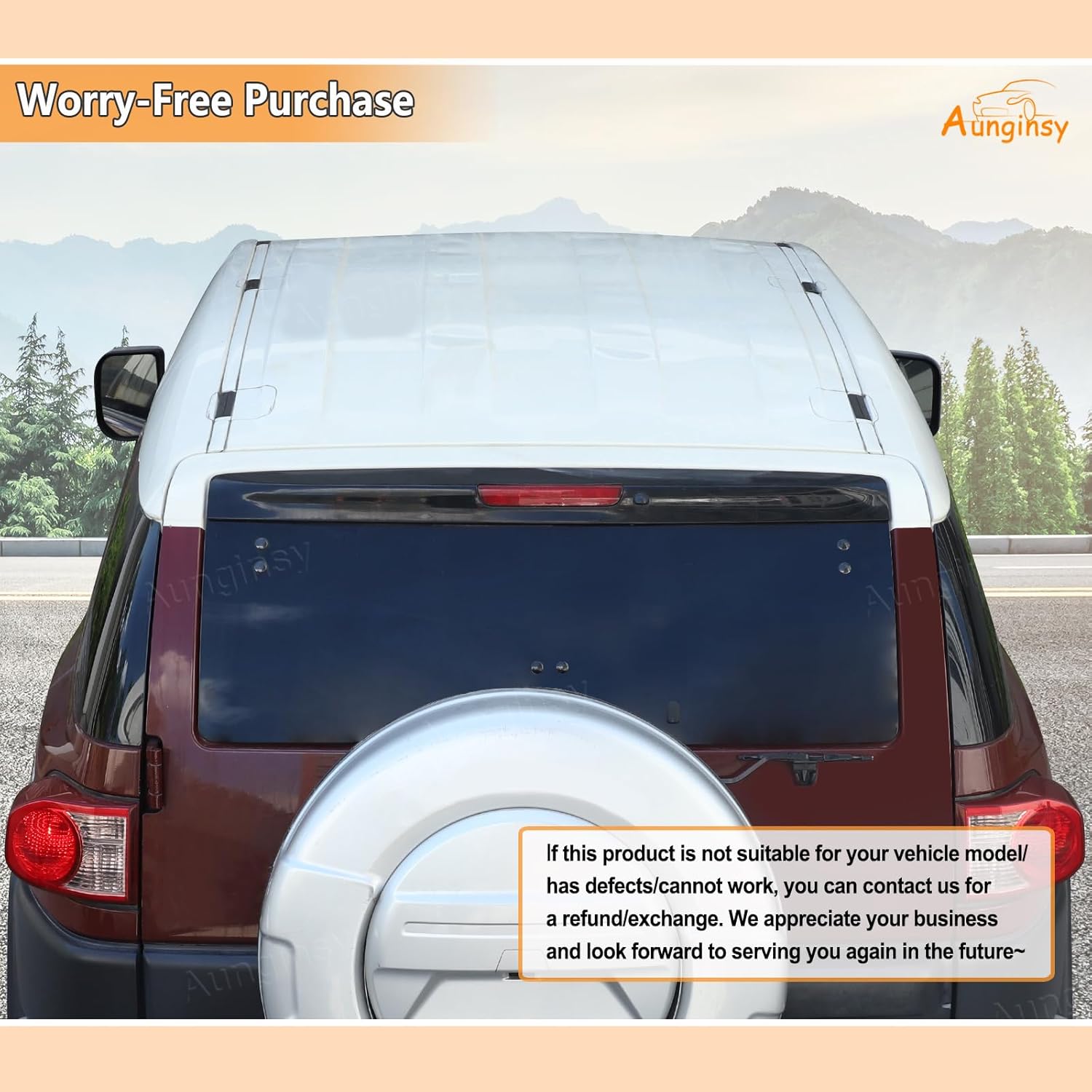Aunginsy Car Roof Rack Removal Delete Kit with Covers Compatible with Toyota FJ Cruiser 2007-2021+ Accessories, 6Pcs ABS/Metal Roof Rack Set Clips Drip Molding Hole Cover Bolt Replaces #75596-35030