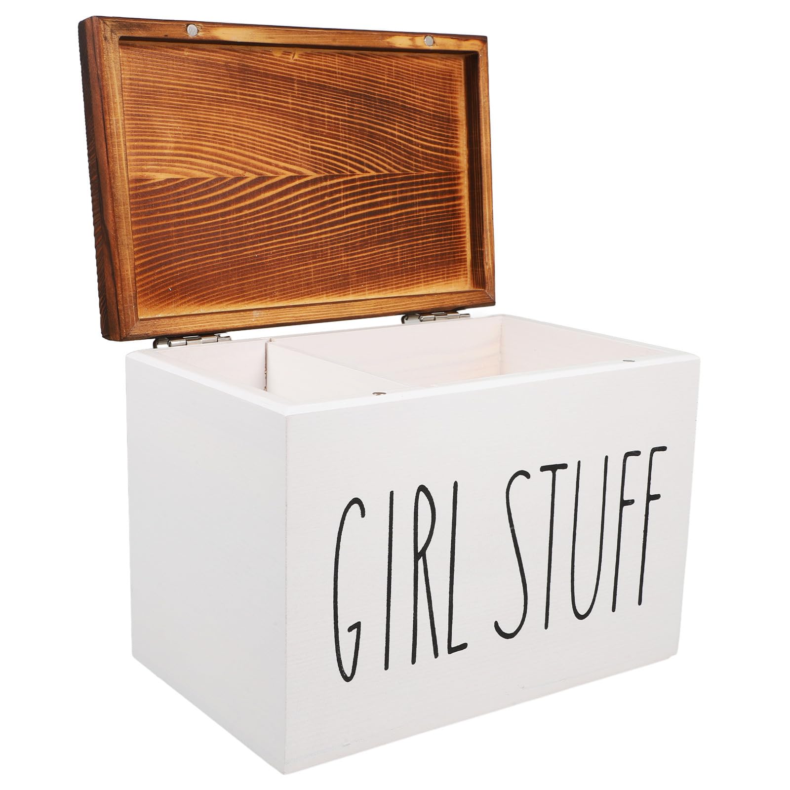 Boîte en bois anti-poussière à grande capacité avec couvercle protecteur