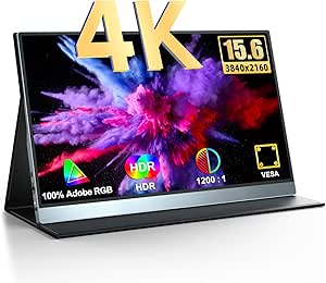 UPERFECT モバイルモニター 4K 15.6インチ 非光沢 VESA対応 Amazon.co.jp: モバイルモニター Uperfect 4K 15.6インチ 3840