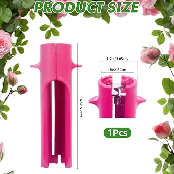 Rose Thorn Stripper Tool Thorn Remover for Roses, Flower Leaf Stripper, Rose Cutter Cleaner Stem Green to Removal Leaf