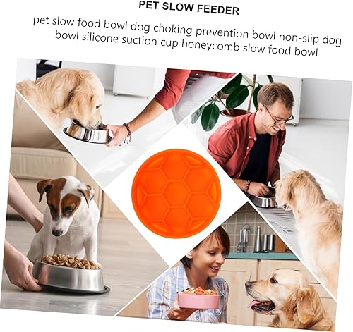 Vista 2 de POPETPOP Cuenco de silicona para perros, alimentador de comida lenta, no se volcará, diseño único