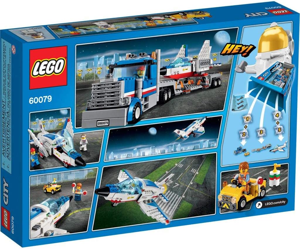 LEGO City Space Port 60079 Training Jet Transporter Building Kit
