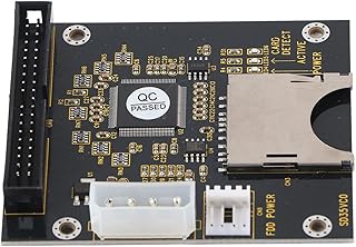 SD to IDE Adapter, SDSDHCMMC to IDE Compatible Hard Drive Adapter Card, 3.5in SDXC Memory Card to IDE 40 Pin Male Adapter for DOSWin 98SE, Me