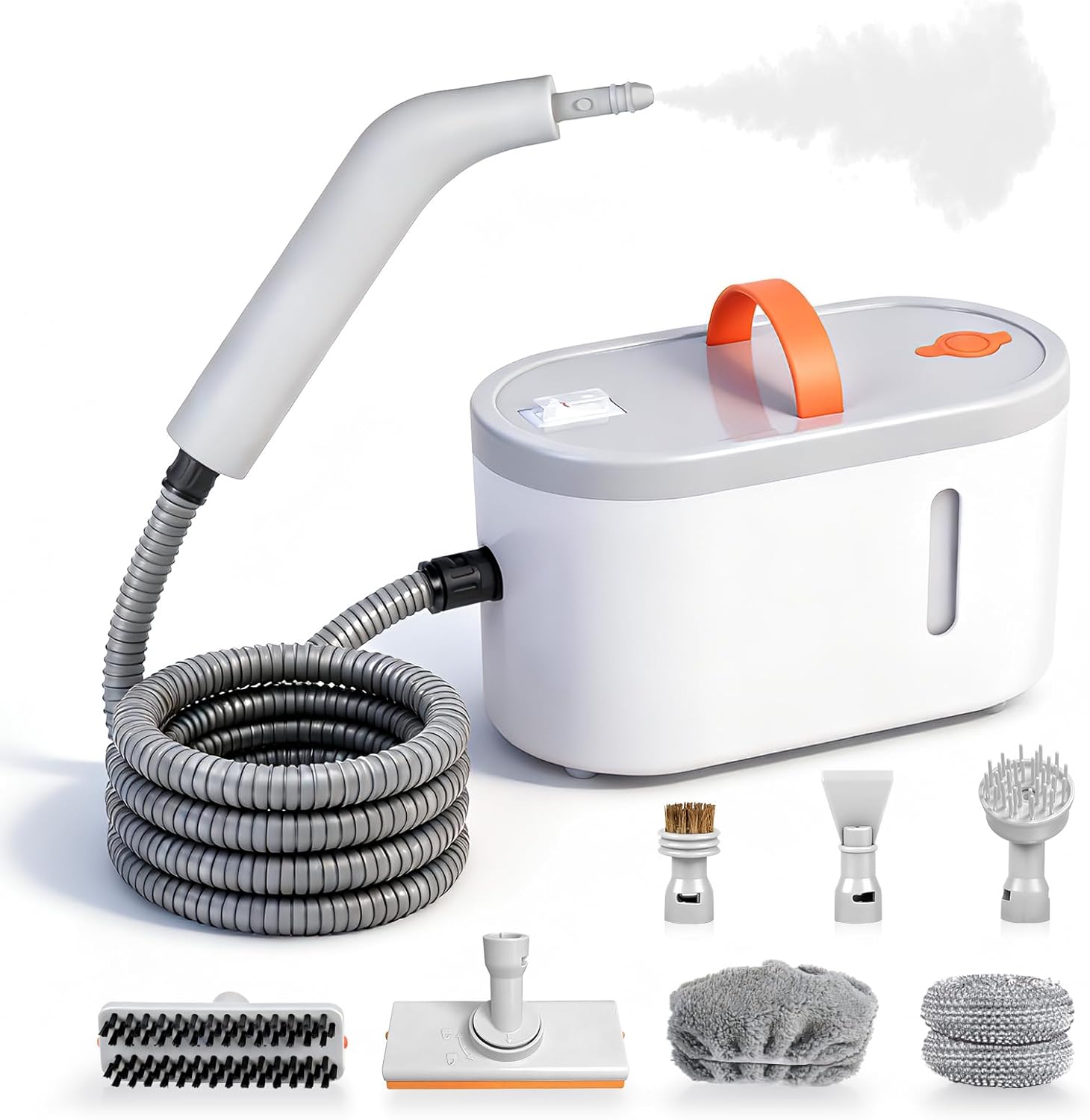 Steam Cleaner for Home, Portable Handheld Steamer for Cleaning, 15s-Fast Heat-Up,steamer for car detailing,Home, Kitchen, Bathroom, Tile, Grout, Floor