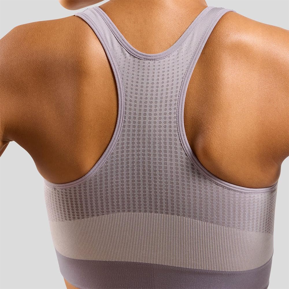 Odlo Damen Sport BH Seamless High I Sport BH Damen Starker Halt I Sports Bra High Support Sports Bra