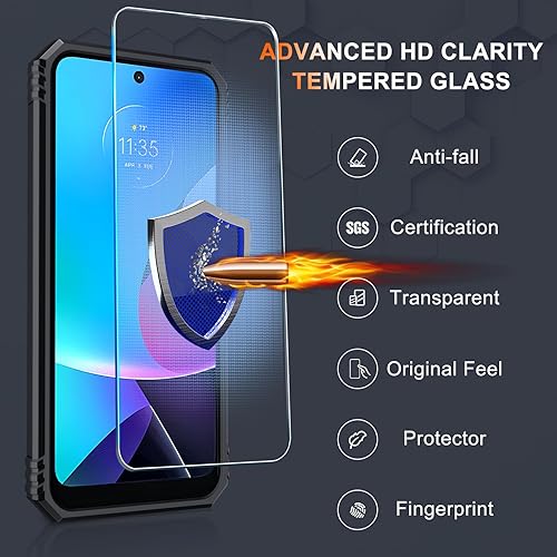 Miniatura 7 de Motorola Moto G Play 2023 Funda integrada para lente de cámara deslizante y protector de pantalla no para versión 2021 resistente a los golpes