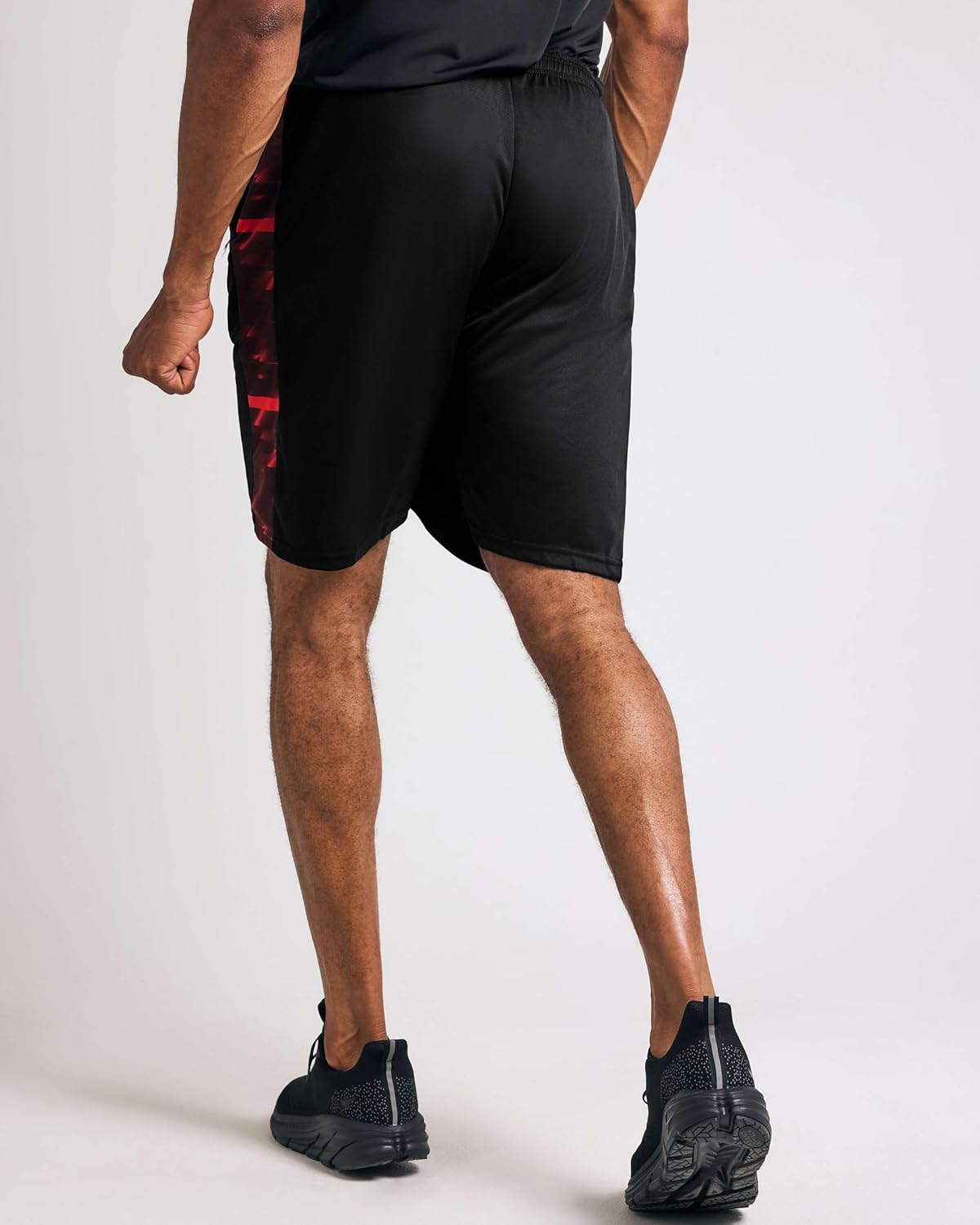 Real Essentials 5 Pack: Men’s 9" Mesh Shorts – Athletic Gym, Workout, Basketball, Running, Casual Lounge Activewear Pockets - Image 6