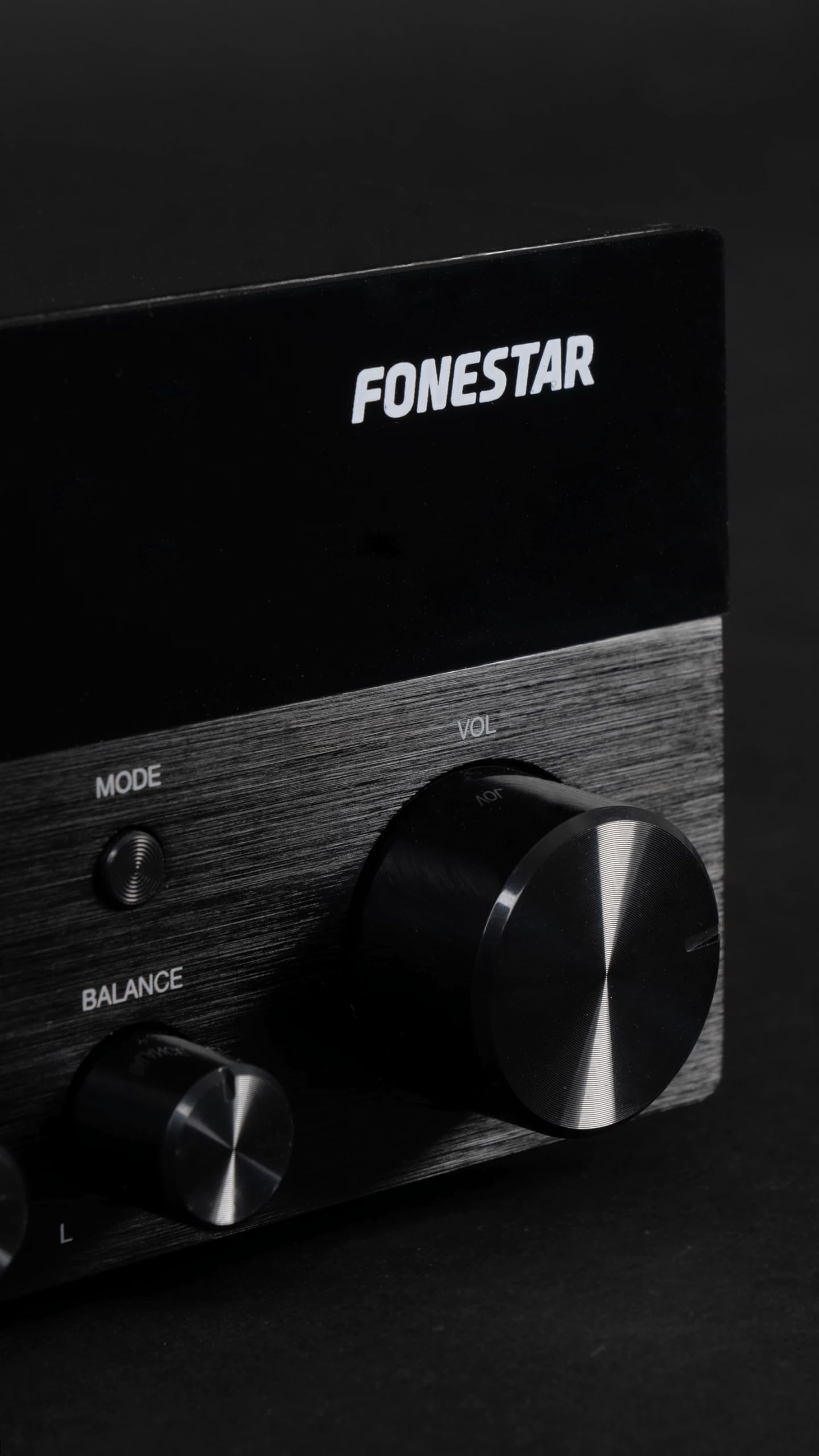 FONESTAR Amplificador Estéreo Bluetooth, USB/MP3, Radio FM, HiFi 30+30w RMS de Potencia As-3030