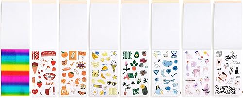 Miniatura 3 de ban.do Libro de calcomanías para planificador con más de 700 calcomanías surtidas, 35 páginas de calcomanías coloridas y únicas para