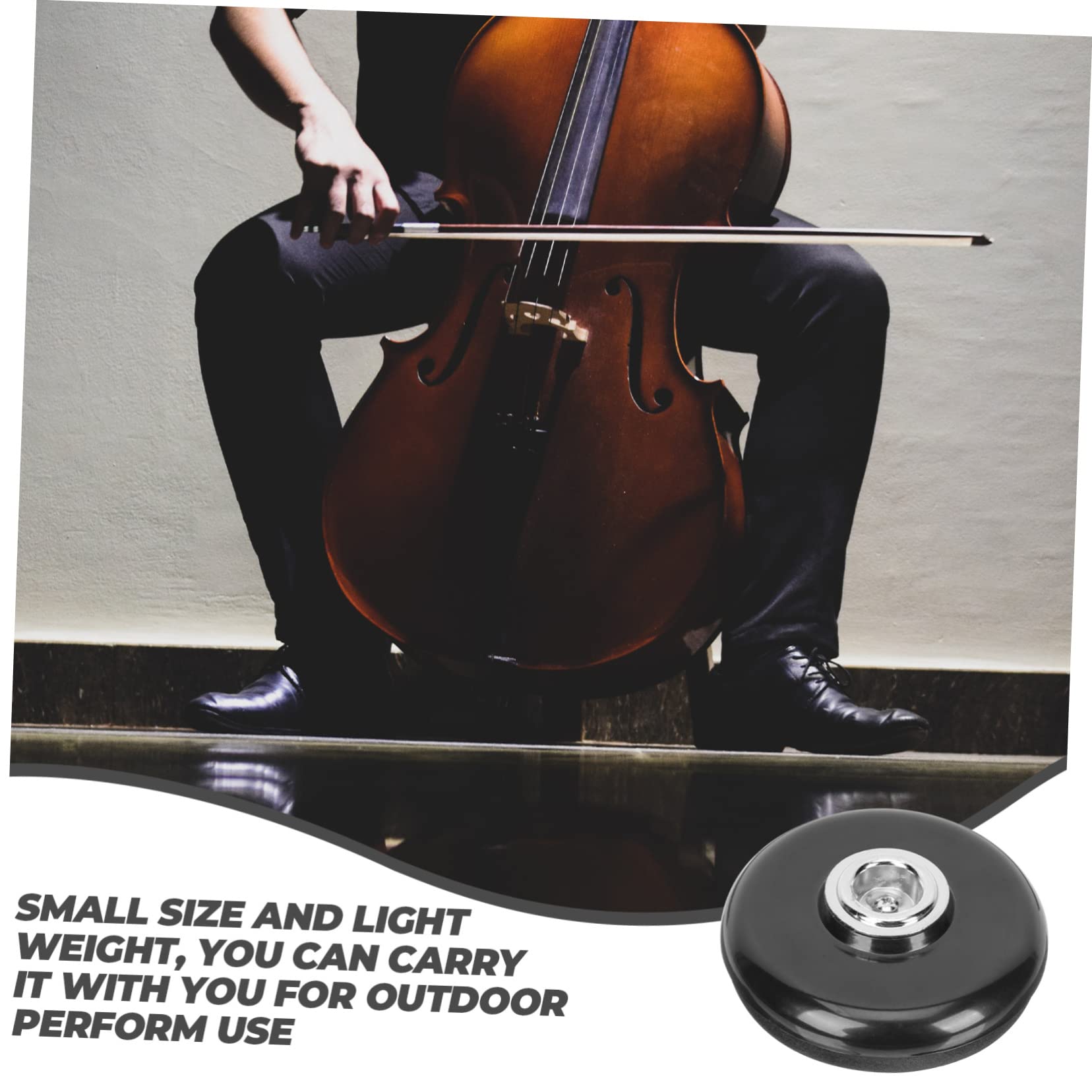 Professionelle Rutschfeste Cello Unterlage aus Pvc und Metall mit Leichtem Gewicht für Outdoor Performance und Sicheren Transport