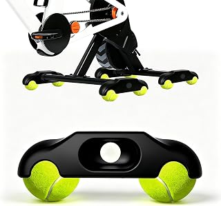 4 Pies de Balancín el Rodillo de Entrenamiento para Wahoo Kickr Core 2 con 8 Pelotas de Tenis, Rodillo de Entrenamiento Portátil con Placa Basculante, Adaptador de pies de Balancín Indoor
