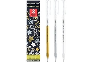 Gel Pens Black Paper, White Metallic Art Pens for Black Paper Sketching