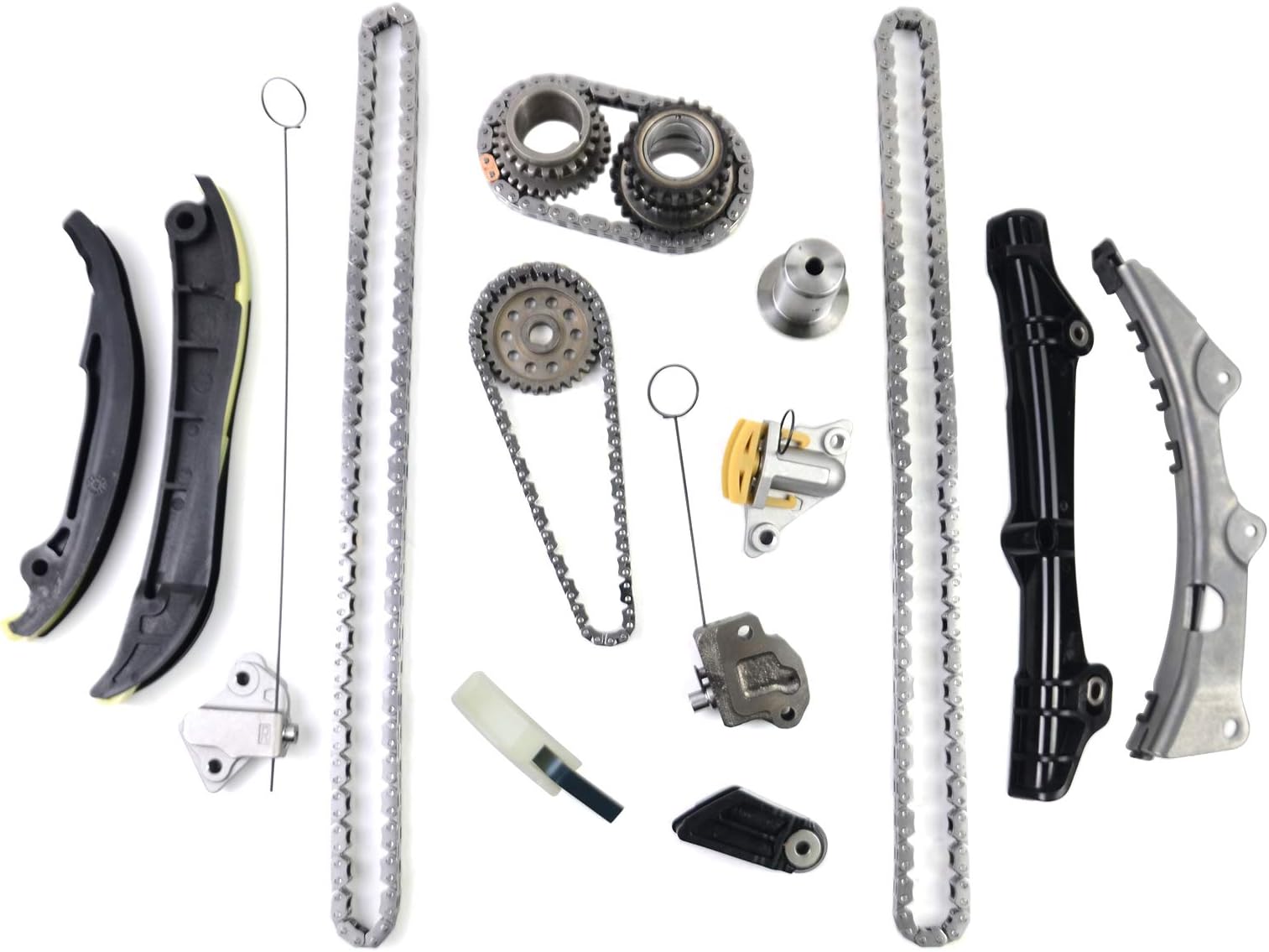 Timing Chain Kit Replacement for 2011-2015 Chrysler Dodge Jeep Ram 1500 3.6L V6 Pentastar 5184352AF 5184355AF 5047891AA