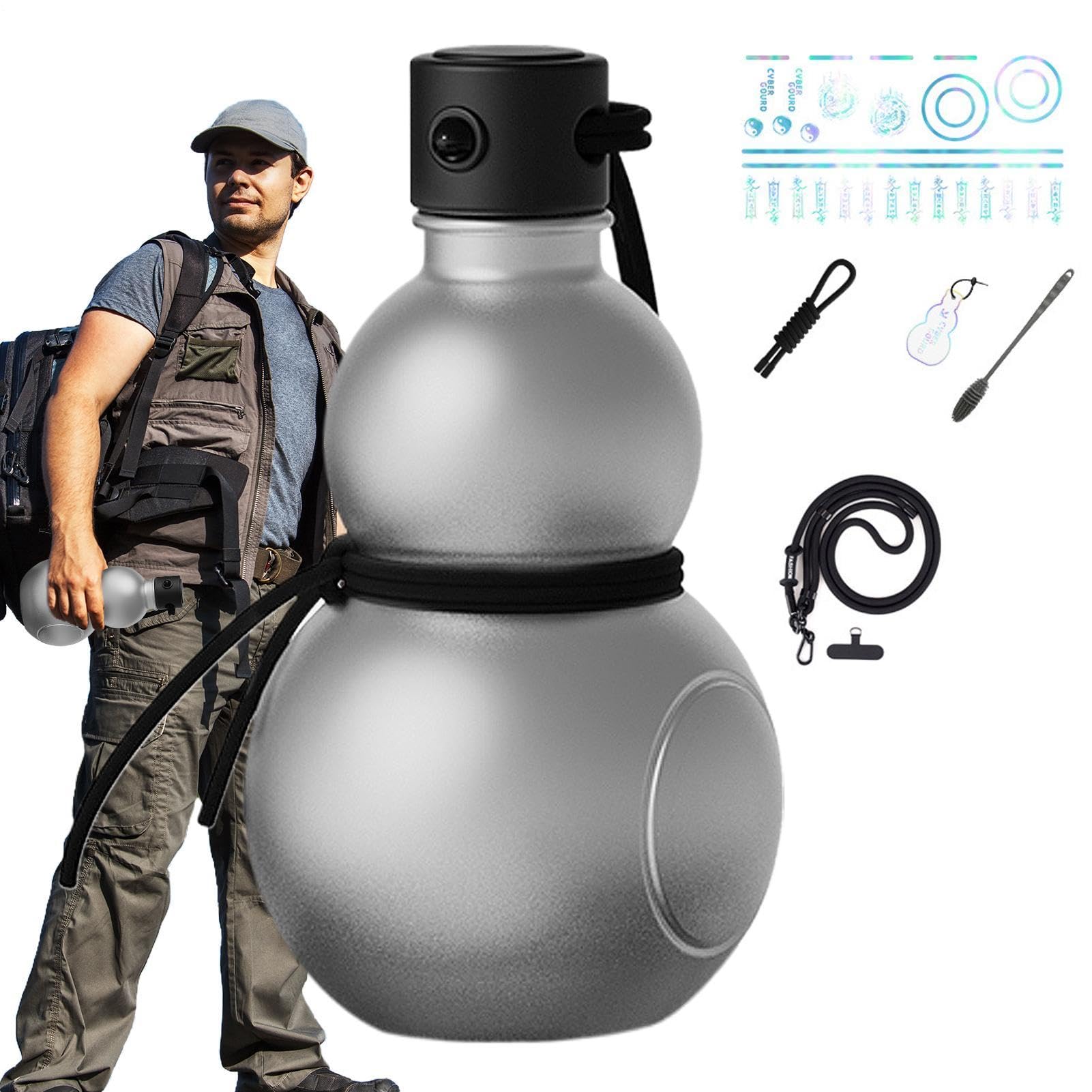 Hervidor Gourde,Botella de agua Botella Forma de calabaza