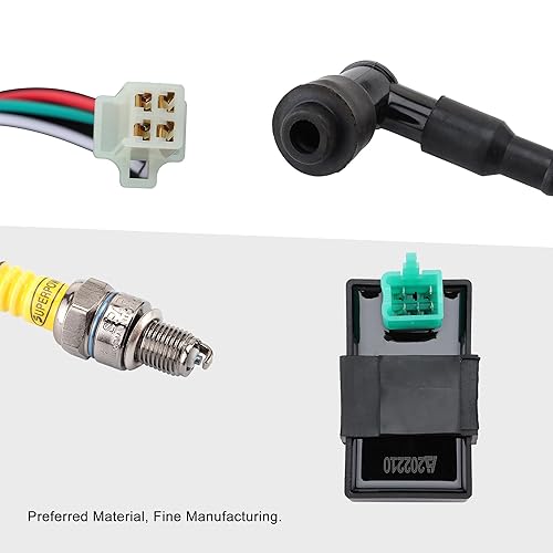 Miniatura 3 de GOOFIT Kit de cableado CDI de encendido reconstruido para 50cc 70cc 90cc 110cc 125cc estator CDI bobina ATV Quad Bike Buggy Go Kart