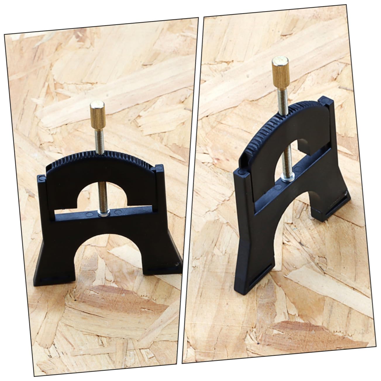 Ponticello per Violoncello B502 Strumento di Regolazione Corde Nero | Strumento per Liutai, Plastico e Ottone, Design Preciso per Cambio Ponte e Controllo Intonazione