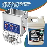 Vista 3 de NORTHWEST ENTERPRISES Solución limpiadora ultrasónica para carburadores y piezas del motor. Compuesto de lavado concentrado para uso en máquinas